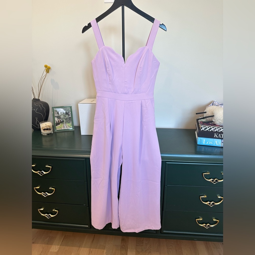 Lavender Dressy Jumpsuit - cocktail Attire